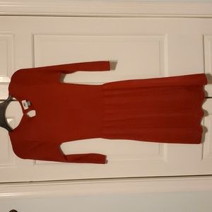 Stretchy Fitted Sweater Dress